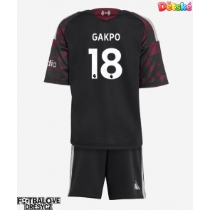 Liverpool Cody Gakpo #18 Dětské Alternativní dres komplet 2026-27 Krátký Rukáv (+ trenýrky)